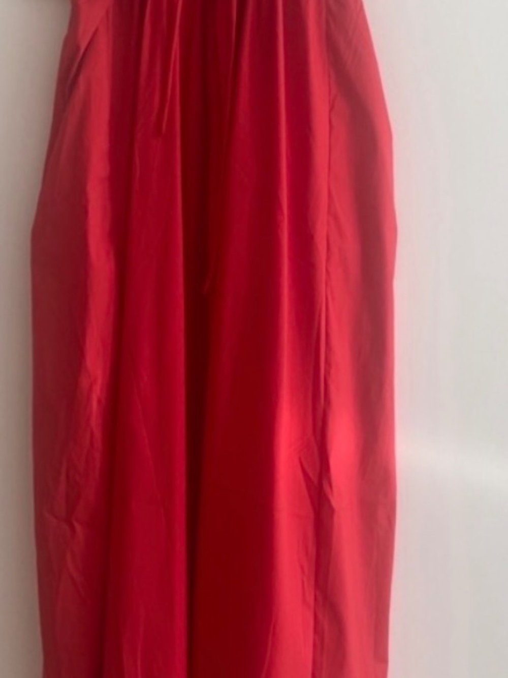 COS Gathered Cotton MIDI dress red size 4 - Picture 6 of 7